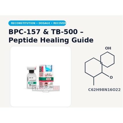 Guide complet BPC-157 & TB-500 : Stack de peptides, reconstitution et dosage