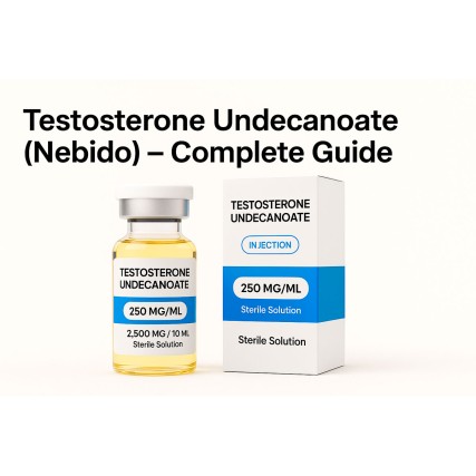 Testosteron Undecanoate (Nebido) - Kompletny przewodnik: Długodziałający testosteron, dawkowanie, cykle, PCT i skutki uboczne