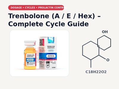 Trenbolone Complete Guide: Acetate vs Enanthate vs Parabolan, Dosage, Cycles, Side Effects & Prolactin Control