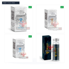 Injury Support & Joint Healing Full Stack: BPC-157 + TB-500 + GHRP-6 + Somatropin HGH 50 IU (Driada Medical)