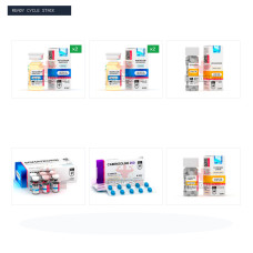 Pro Mass & HGH 100 IU Hyperplasia Stack: Test Enanthate + Deca + Dianabol + Somatropin 100 IU + PCT (Hilma Biocare)