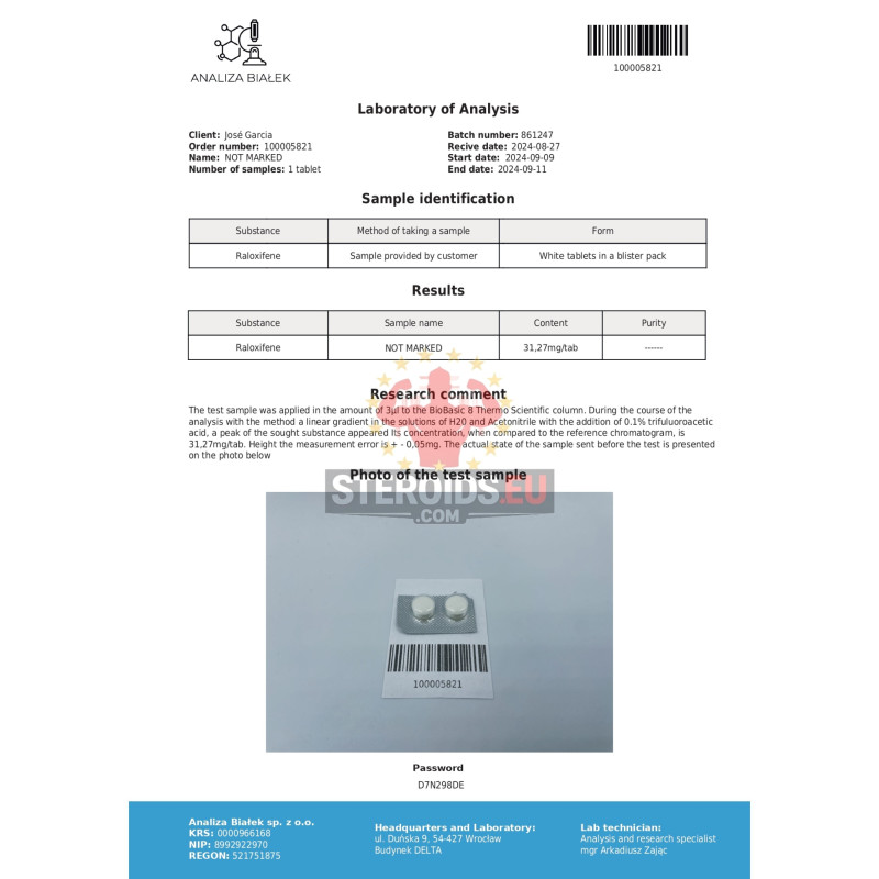 Raloxos 30 mg (Raloxifene)