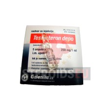 Testosterone Depo - Galenika | 5 amp x 1ml | 250 mg/ml