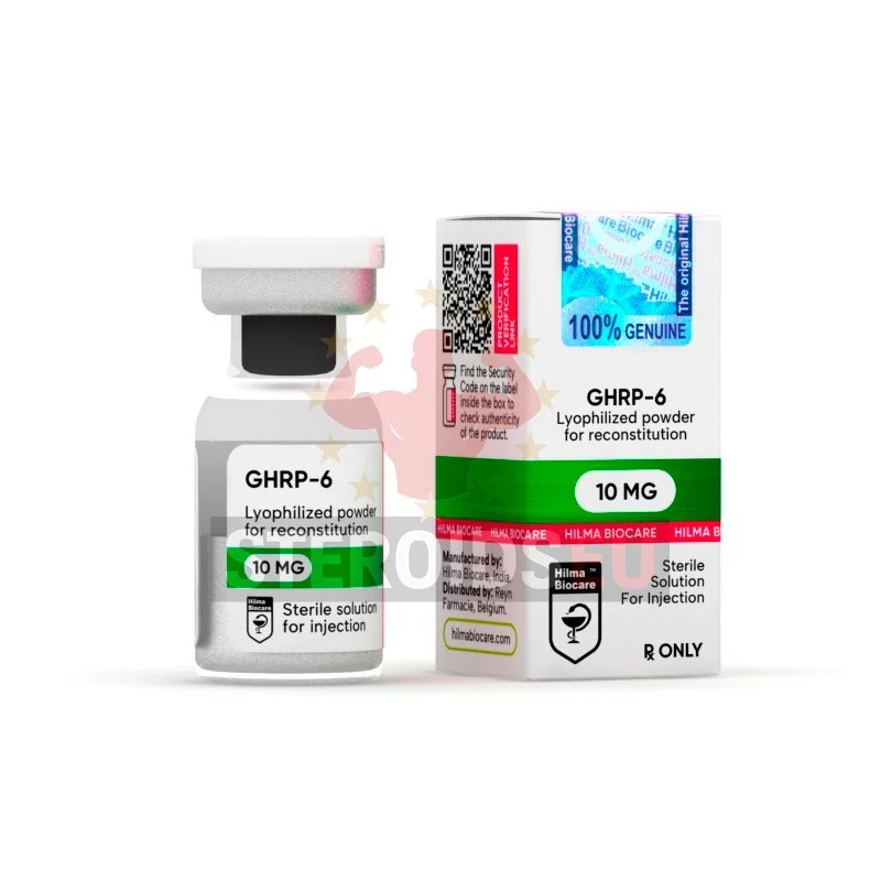 GHRP-6 10 mg – Hilma Biocare – 1 Vial